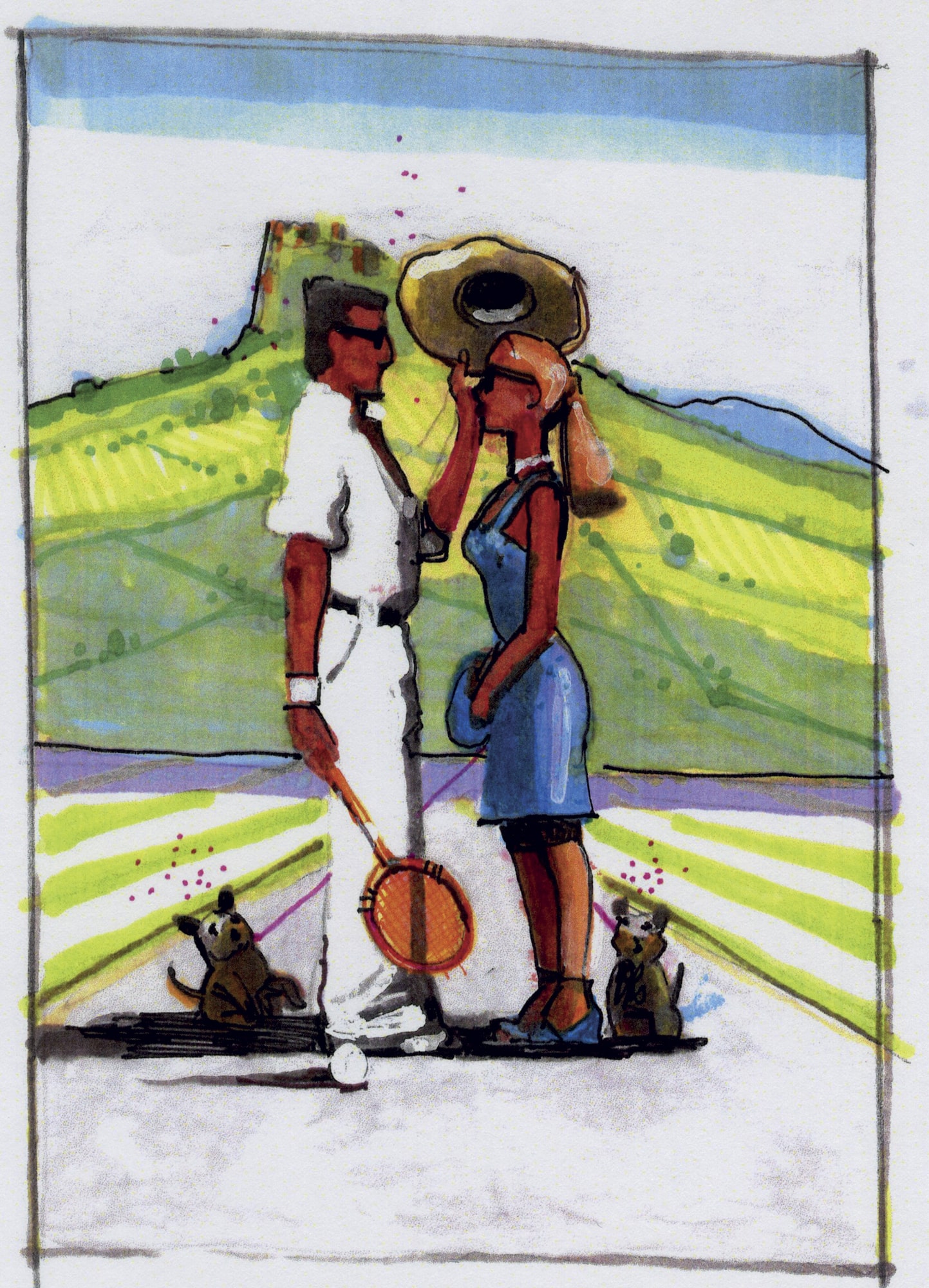 Mas des Infermières, under the sun of Luberon. Ridley Scott